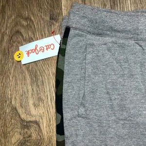 Gray Sweats w/ Camo Striping *read for sizing*